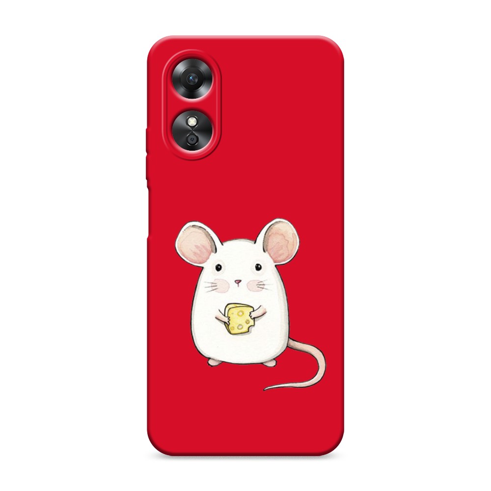 

Чехол Awog на Oppo A17 "Мышка", Белый, 2512053-1