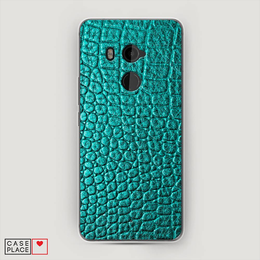 

Чехол Awog на HTC U11 Plus / Эйчтиси U11 Plus "Бирюзовая змея", 102150-3