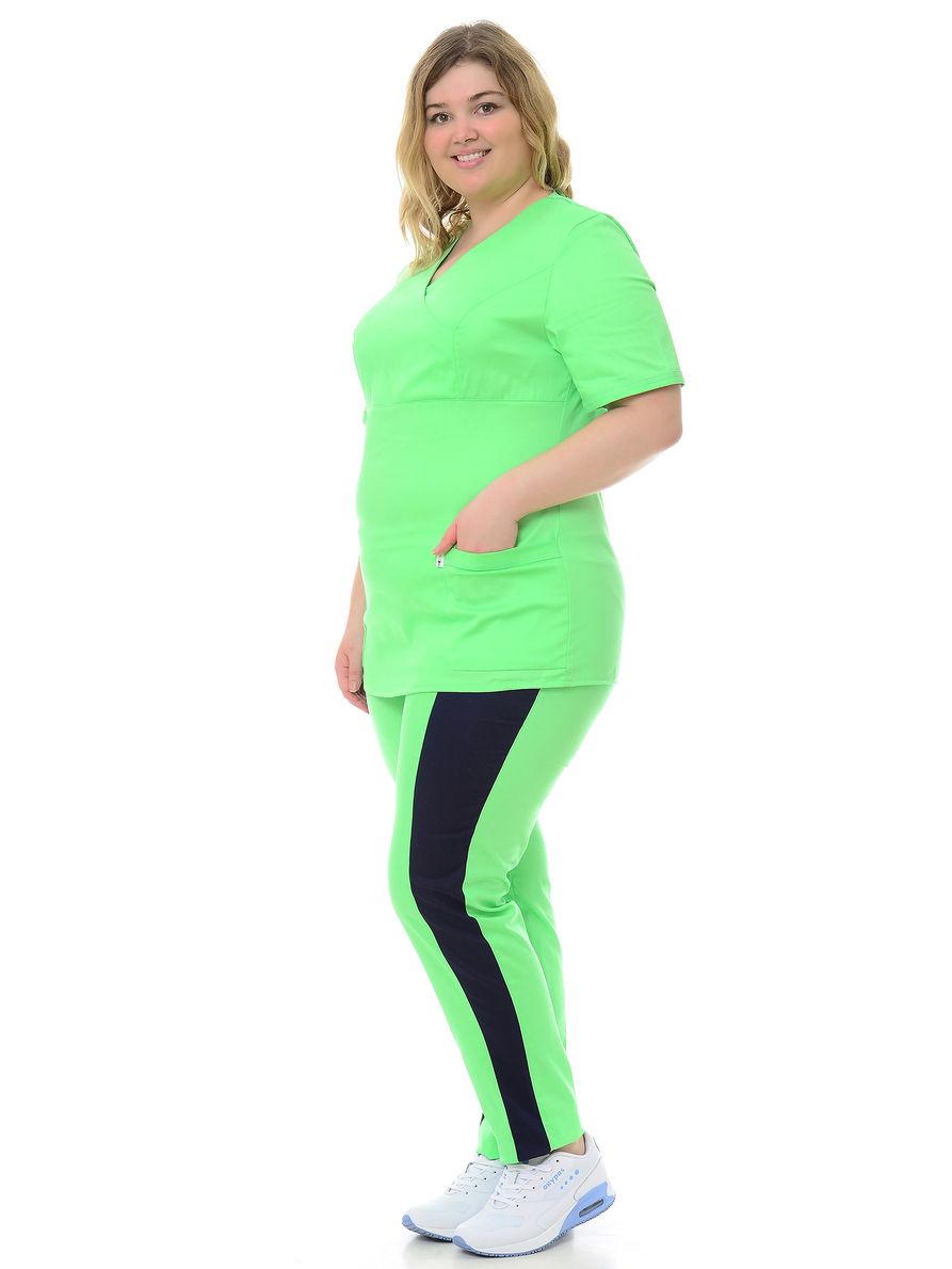 фото Костюм медицинский женский medicalwear лиза 119 зеленый 54 ru