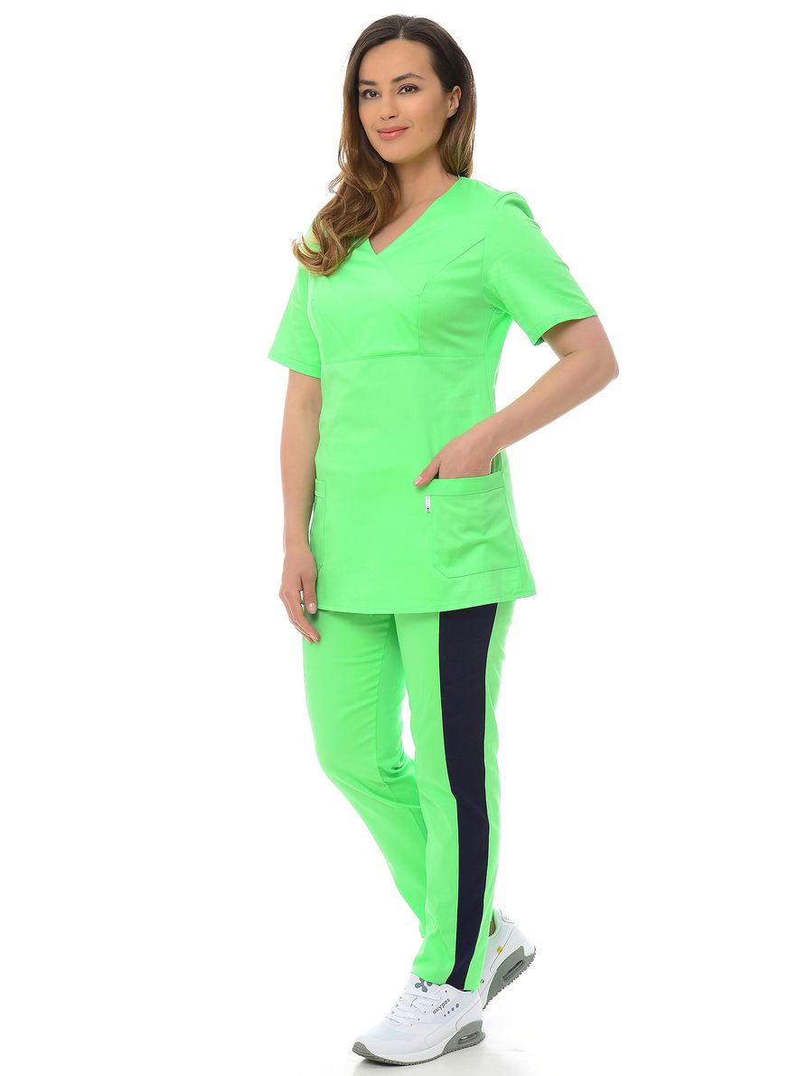 фото Костюм медицинский женский medicalwear лиза 119 зеленый 52 ru