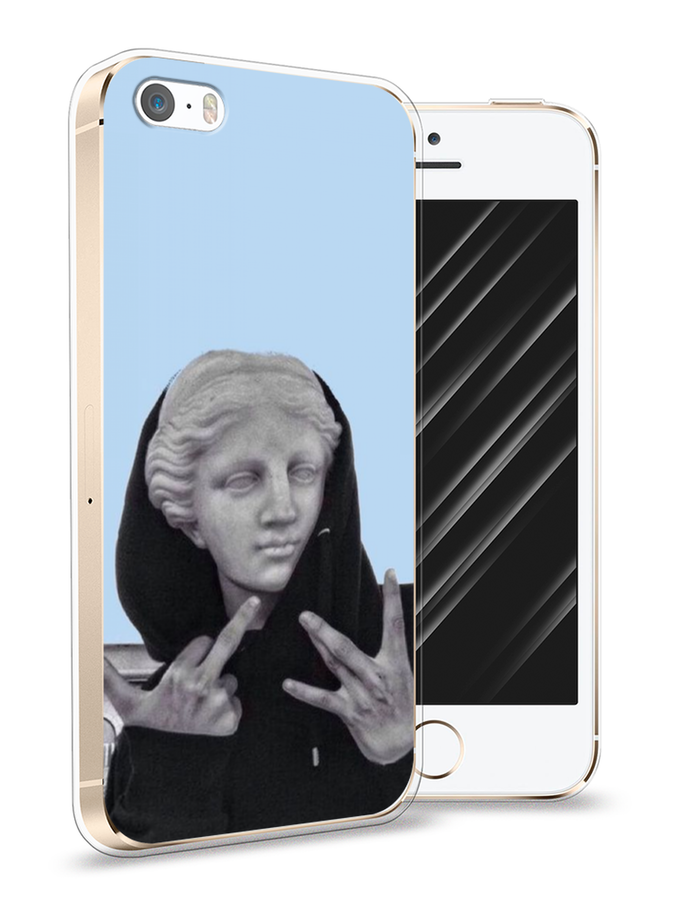 

Чехол Awog на Apple iPhone 5/5S/SE / Айфон 5/5S/SE "SWAG статуя", Разноцветный, 10350-9
