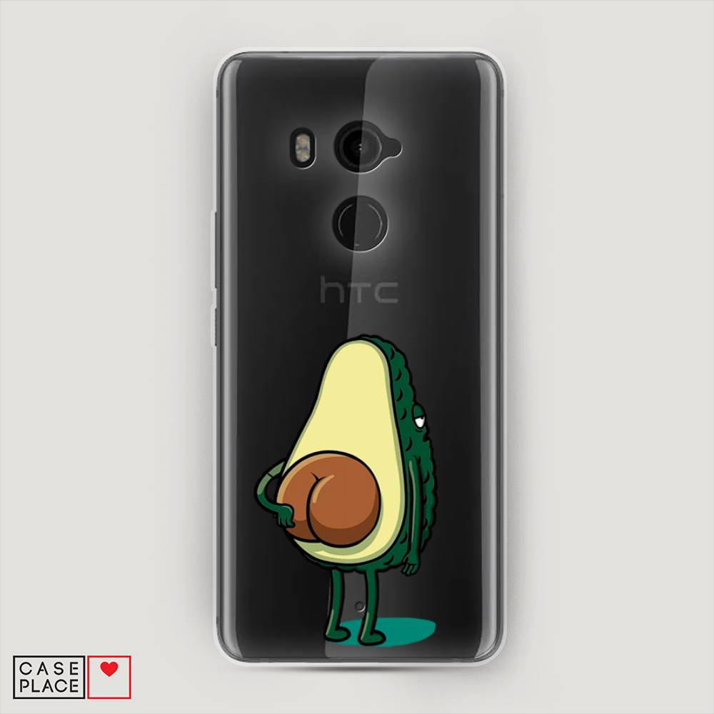 

Чехол Awog на HTC U11 Plus / Эйчтиси U11 Plus "Попа авокадо", Разноцветный, 102150-10
