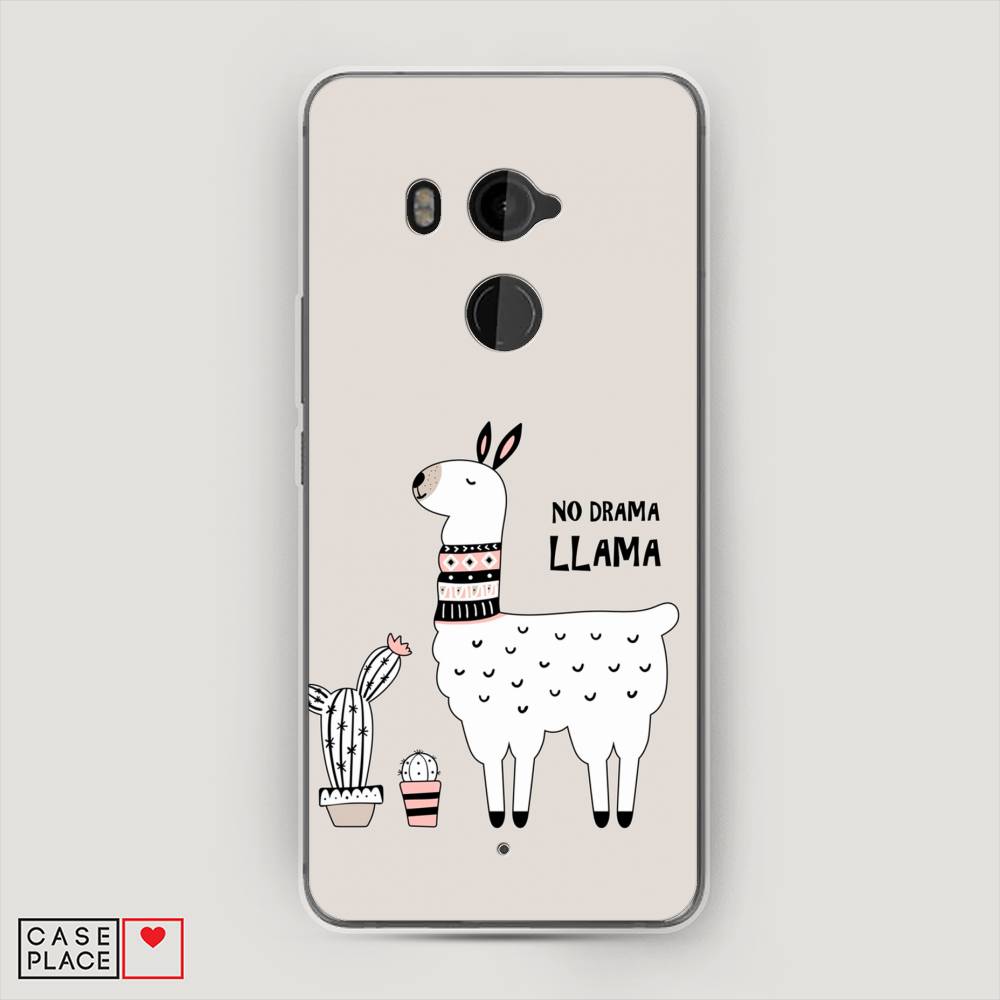 

Чехол Awog на HTC U11 Plus / Эйчтиси U11 Plus "No drama LLama", Разноцветный, 102150-2