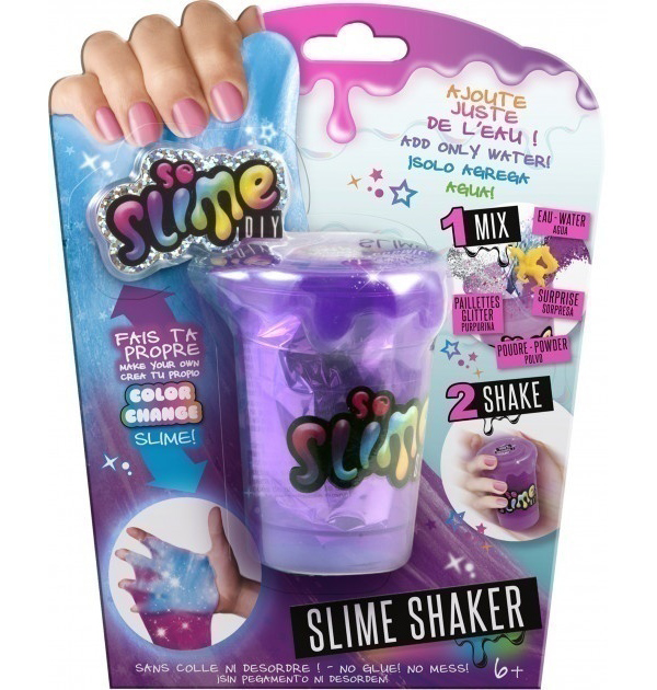 фото Набор для изготовления слайма slime shaker cлайм меняет цвет от тепла рук! junfa toys