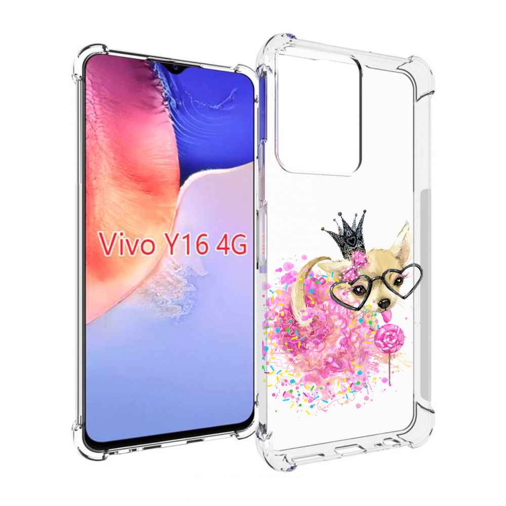 

Чехол MyPads сладкая принцесса для Vivo Y16 4G/ Vivo Y02S, Прозрачный, Tocco