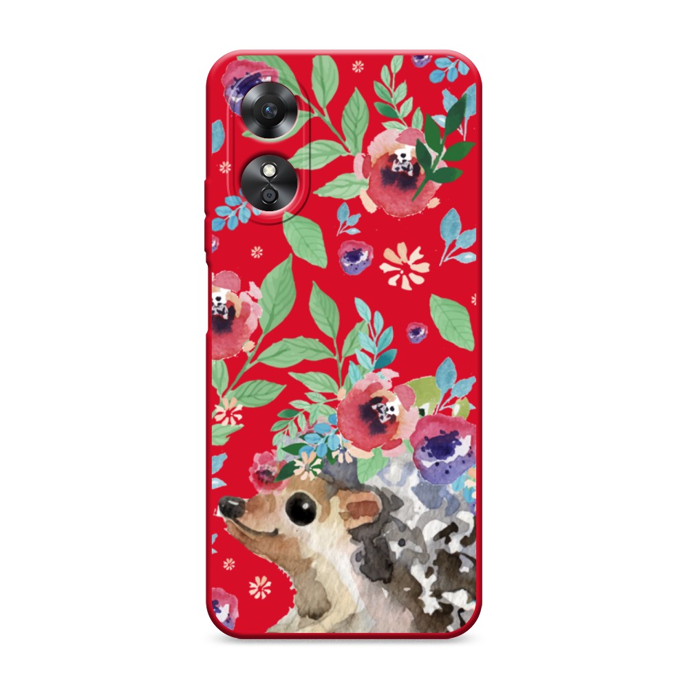 

Чехол Awog на Oppo A17 "Ежик в цветах акварель", Розовый;зеленый;коричневый, 2512053-1