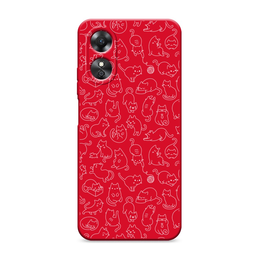 

Чехол Awog на Oppo A17 "Шкодливые котики", Прозрачный;бежевый, 2512053-1