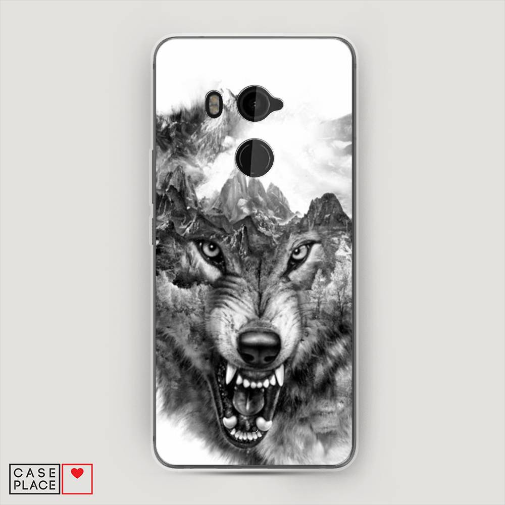 

Чехол Awog на HTC U11 Plus / Эйчтиси U11 Plus "Волк в горах", 102150-1