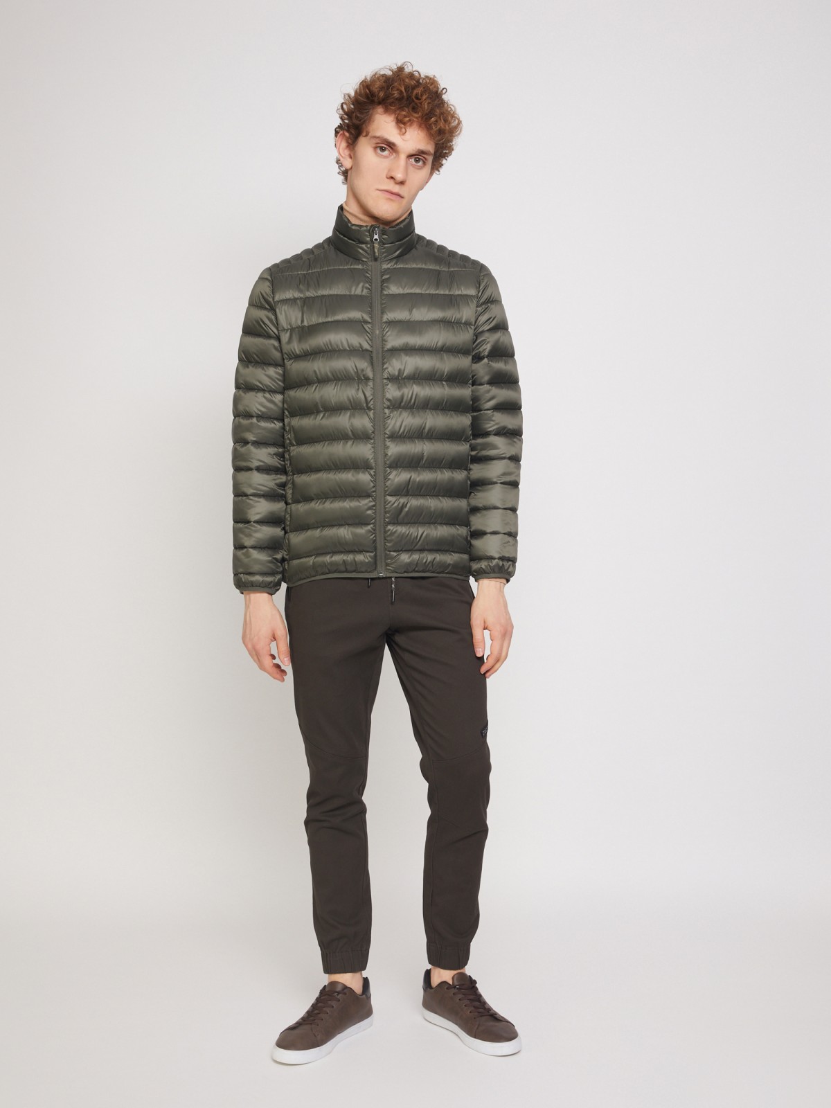 

Куртка мужская Zolla z0113351022142500 хаки XXXL