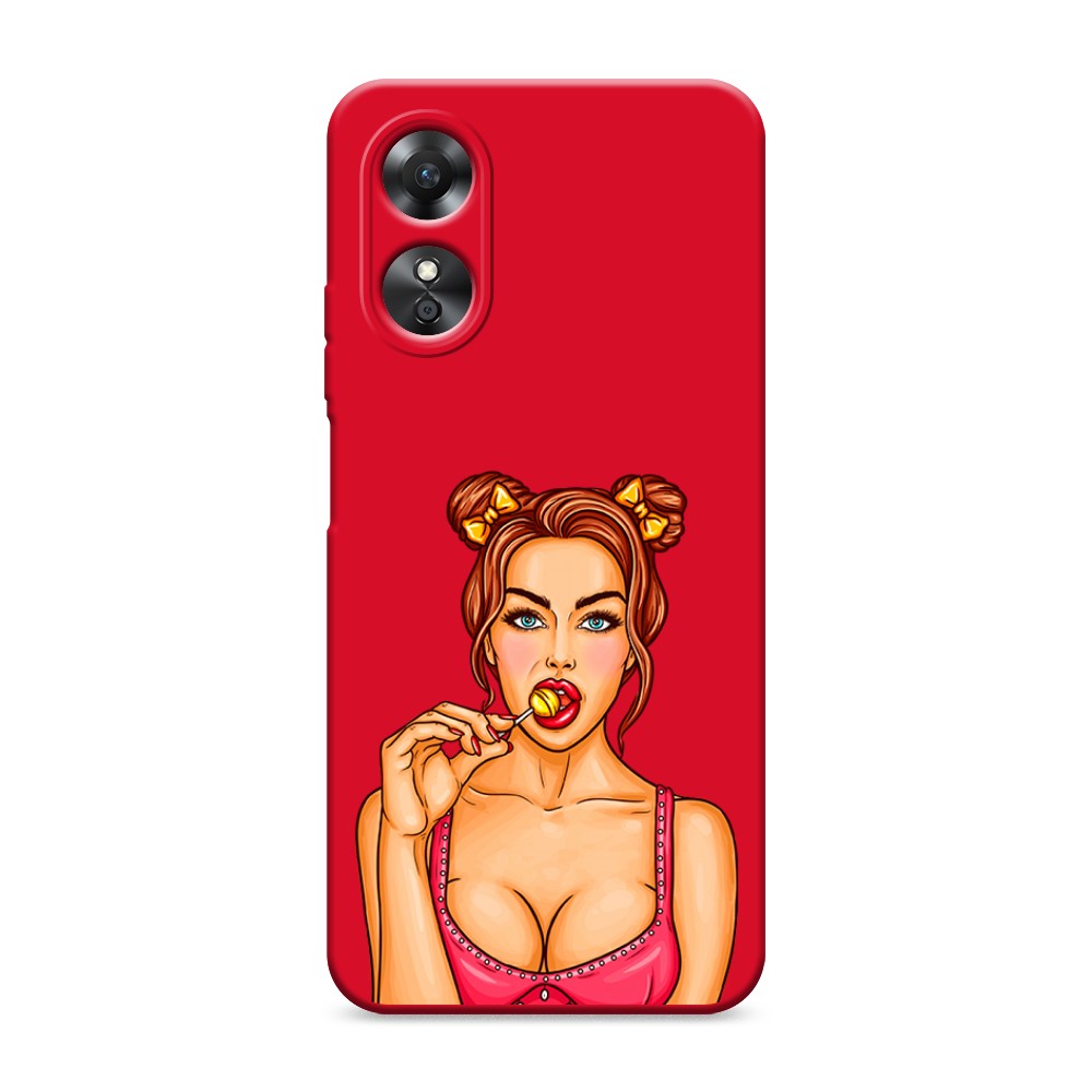 

Чехол Awog на Oppo A17 "Вкусный леденец", Бежевый;коричневый;розовый, 2512053-1