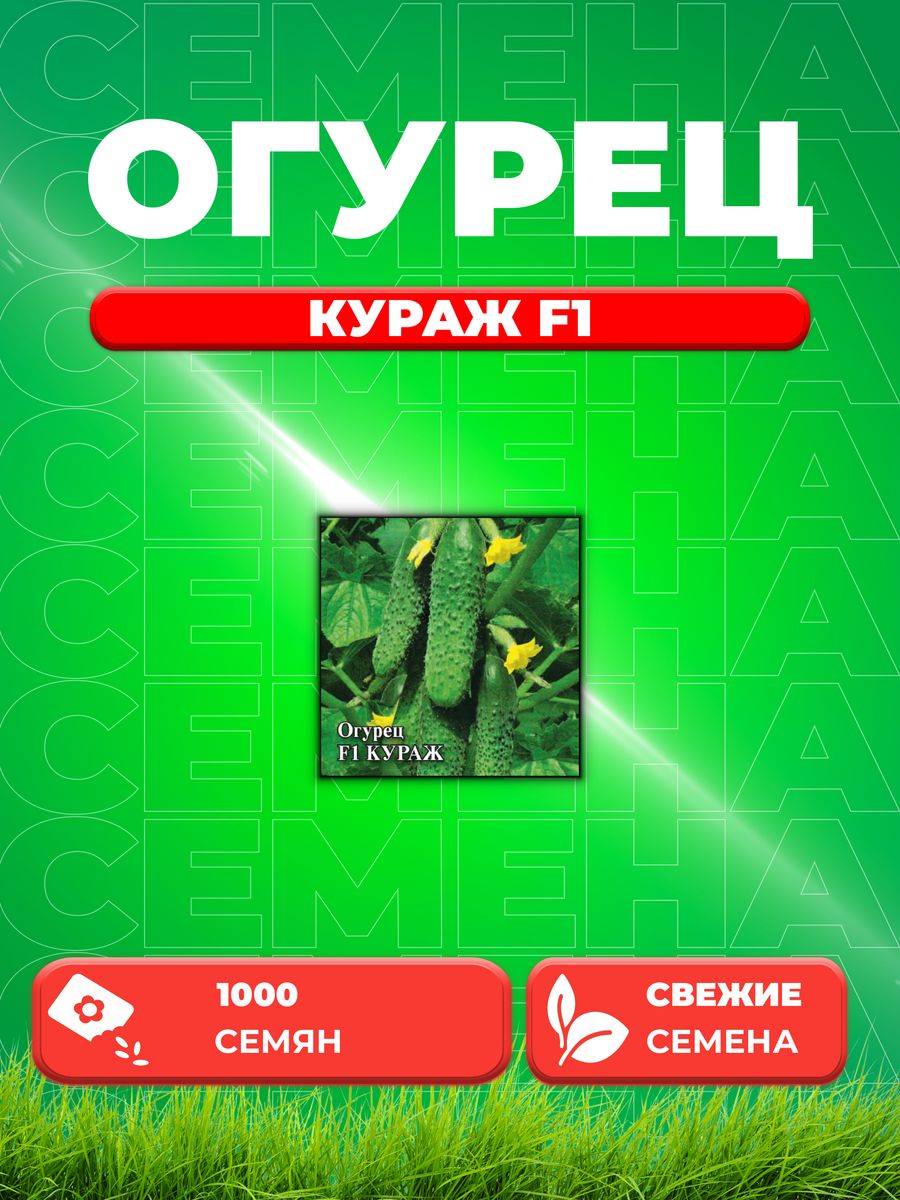 

Семена огурец Кураж F1 Гавриш 1912237022-1 1 уп.