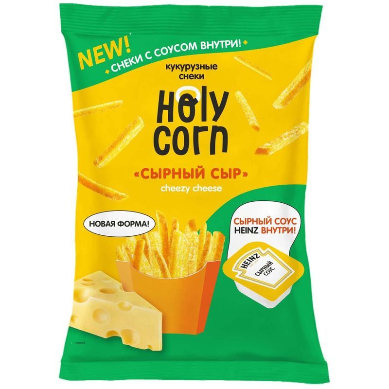 Снеки кукурузные Holy Corn сыр 50 г