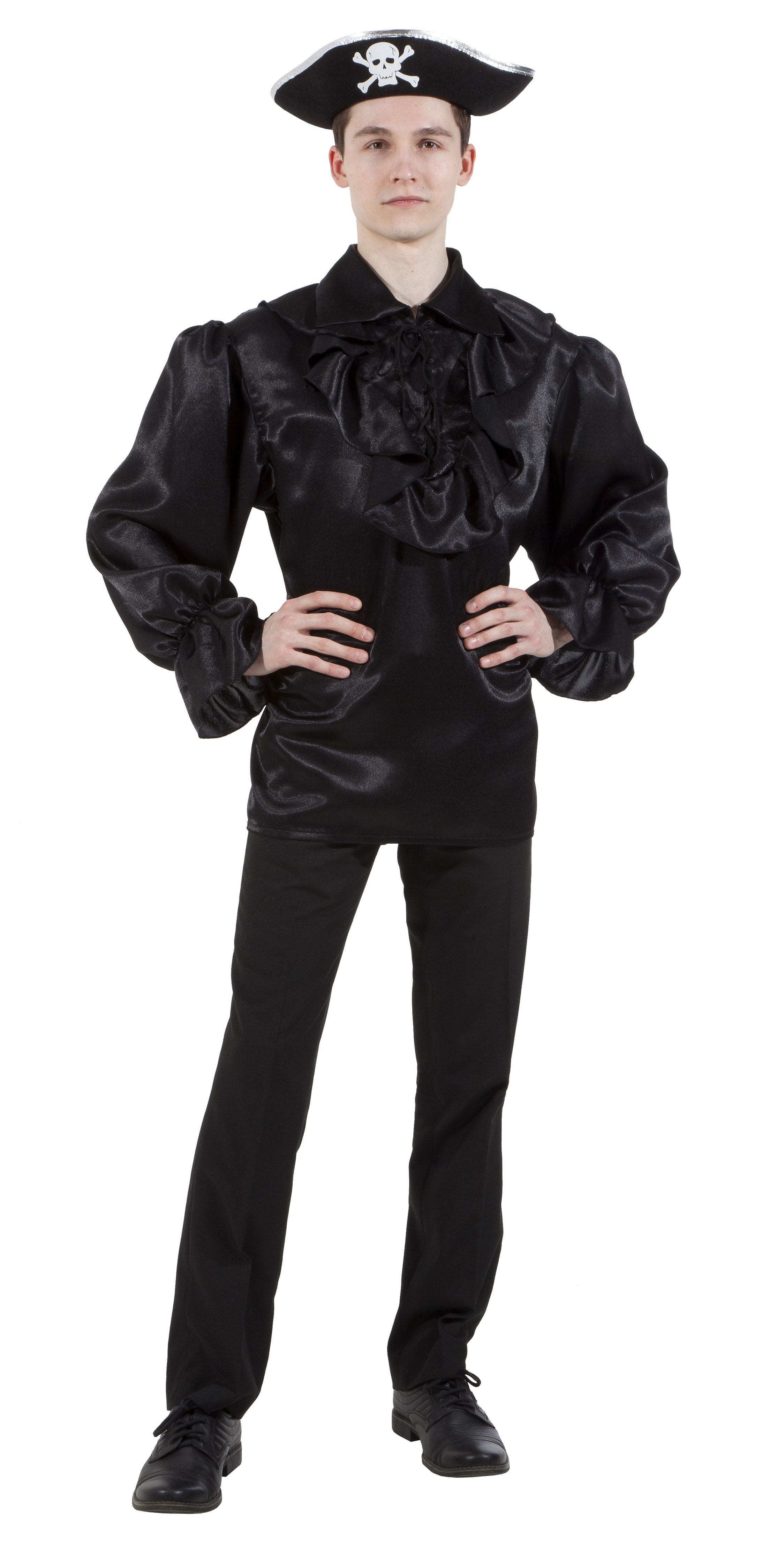 фото Карнавальный костюм мужской птица феникс p1045 черный 52-54 ru
