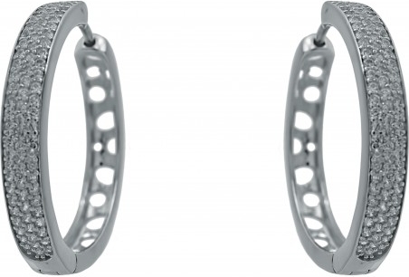 

Серьги женские из серебра SilverHouse QHE0178B, фианит, QHE0178B