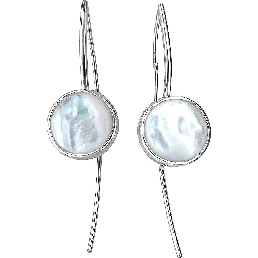 

Серьги женские из серебра Эстет К3С453393, нефрит, К3С453393