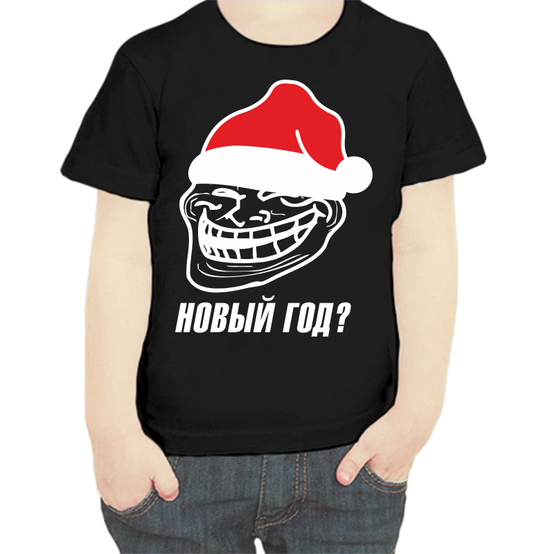 

Футболка мальчику черная 32 р-р новый год, Черный, fdm_novyy_god