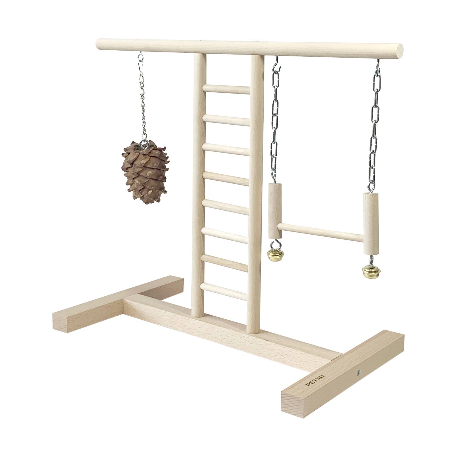 

Игровая площадка для птиц PetStandArt Ladder, 40x20x34cм, дерево, Бежевый