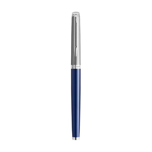 

Ручка-роллер Waterman Hemisphere (2146618) Matte SS Blue CT F черные подар.кор.
