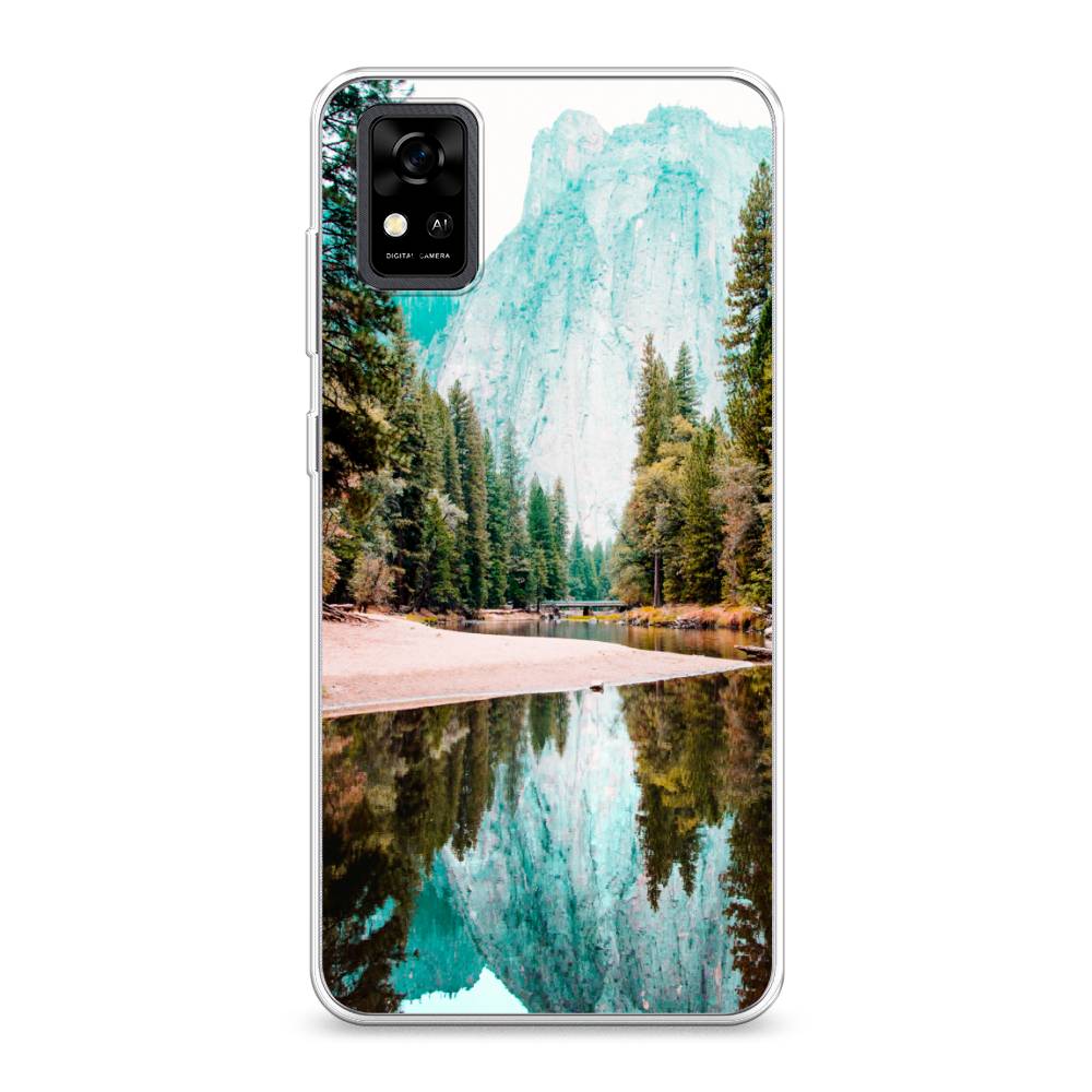 

Чехол Awog на ZTE Blade A31 / ЗТЕ Блэйд A31 "Горы 11", Разноцветный, 134650-4