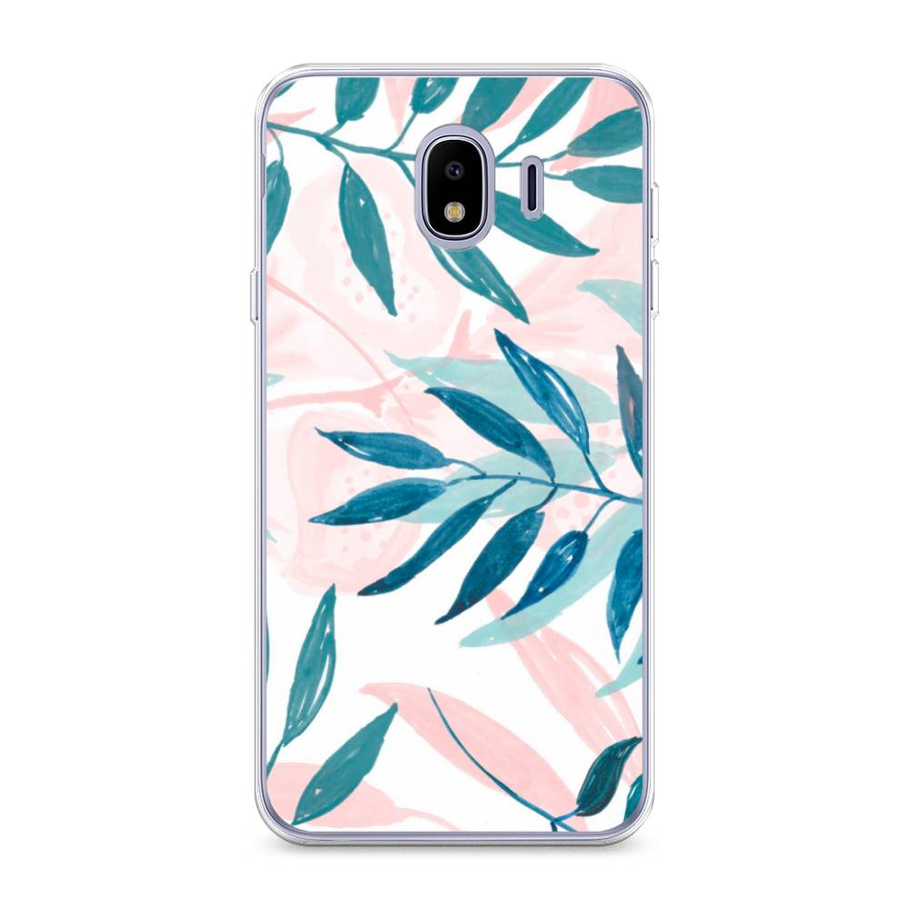 

Чехол Awog на Samsung Galaxy J4 "Акварельные веточки", Синий;зеленый;розовый, 26450-7