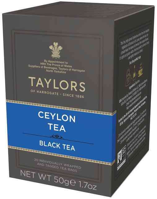 Чай черный Taylors Цейлон в пакетиках 1,7 г х 20 шт