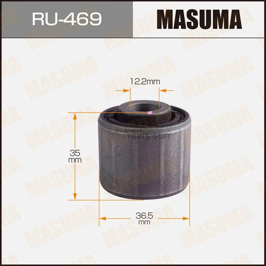 

RU-469_сайлентблок задней подвески верхний Ford Focus 98>, Mazda 3 03>