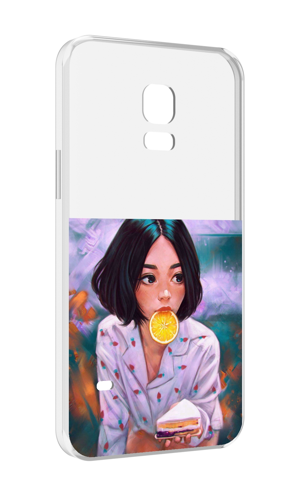 

Чехол MyPads девушка-с-чизкейком женский для Samsung Galaxy S5 mini, Прозрачный, Tocco