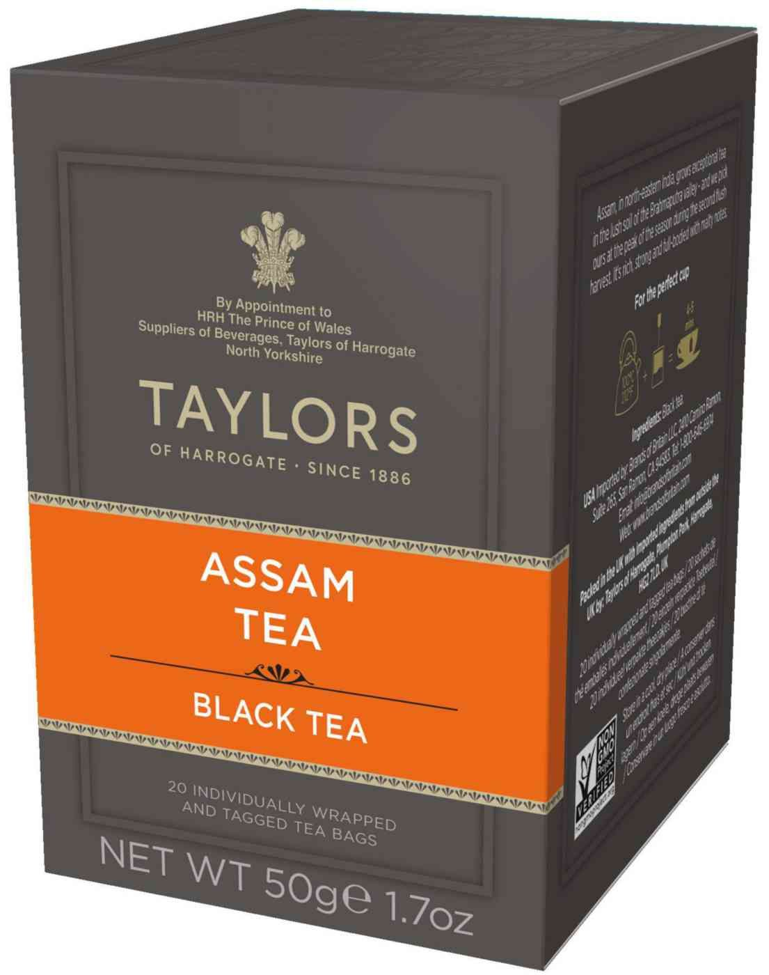 Чай черный Taylors Ассам в пакетиках 1,7 г х 20 шт