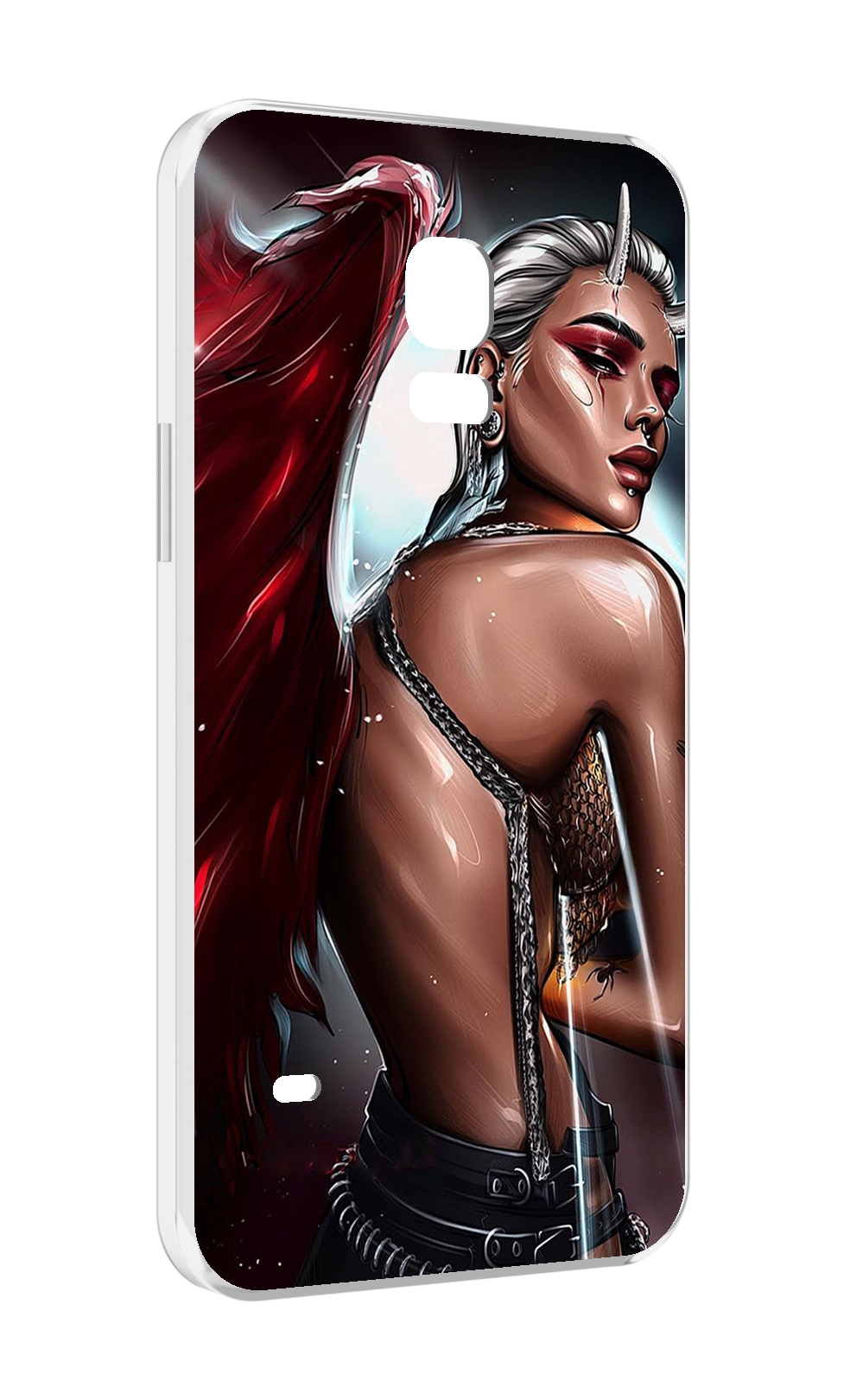 

Чехол MyPads девушка-с-крыльями женский для Samsung Galaxy S5 mini, Прозрачный, Tocco