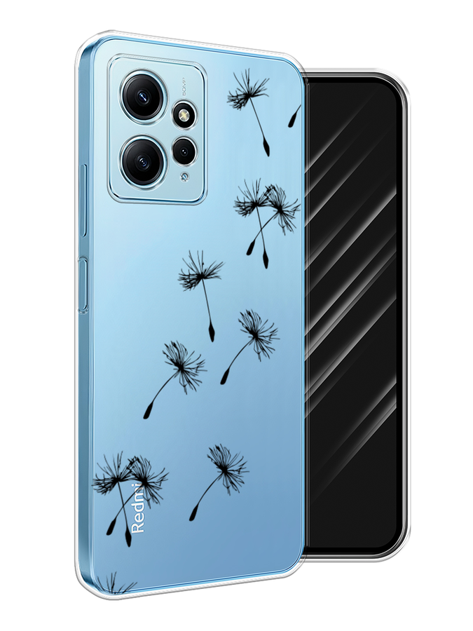 

Чехол Awog на Xiaomi Redmi Note 12 4G "Летящие одуванчики", Черный, 318350-1