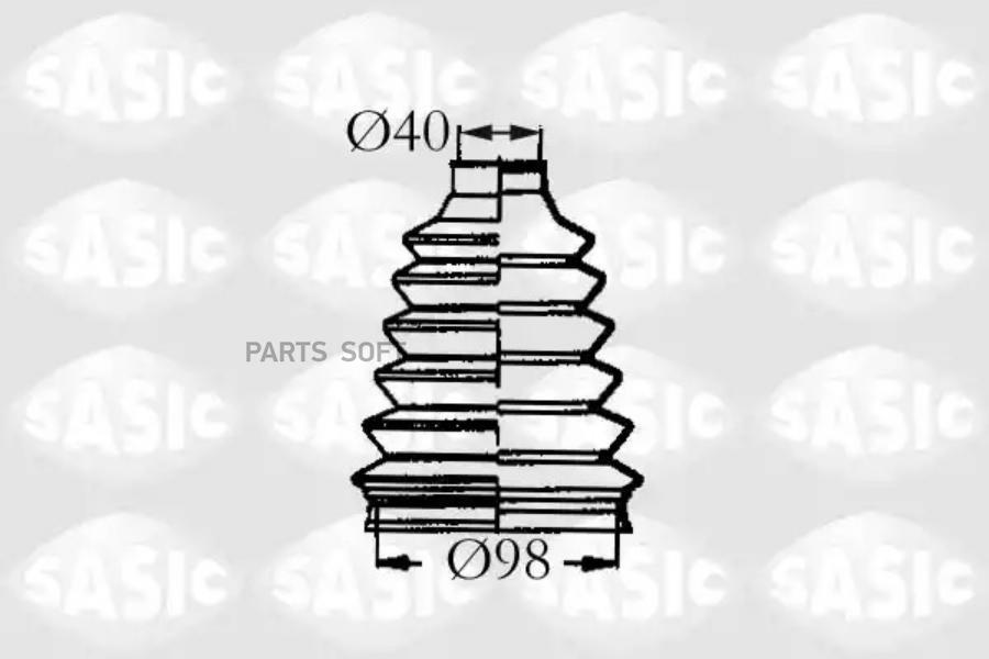 

Пыльник Шруса Citroen C4/C5/Peugeot 406/407 2.2D/3.0 01- Нар. Sasic 2933023