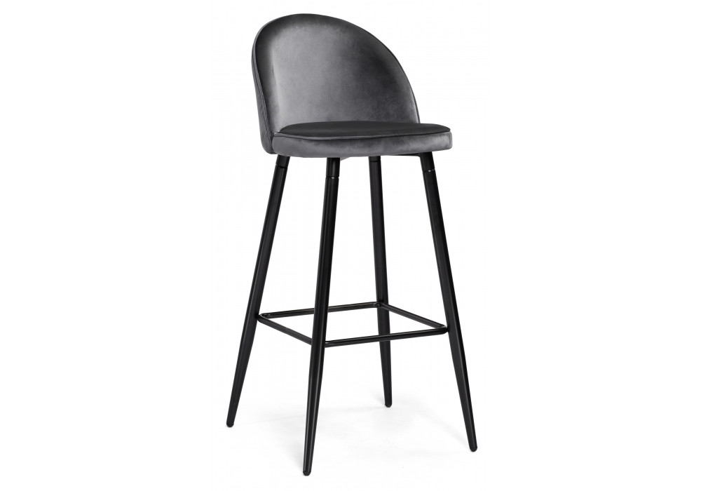 

Барный стул Woodville Dodo 1 Dark grey with edging/Black, Dodo 1