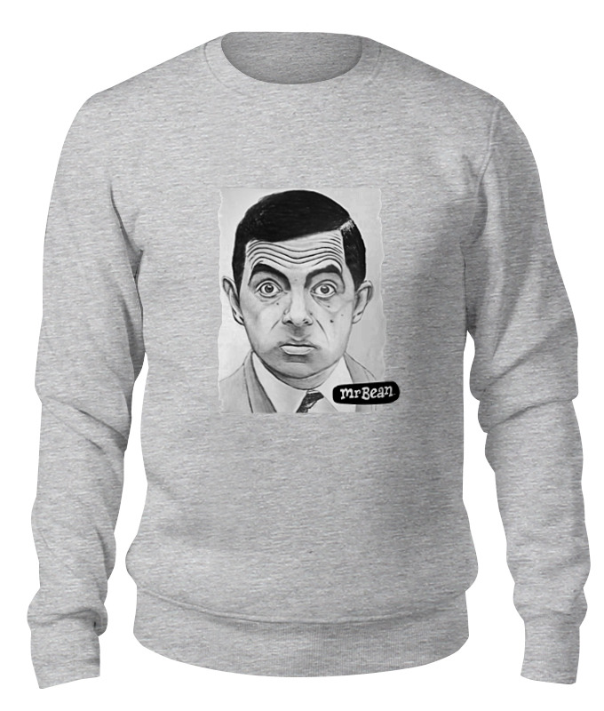 

Свитшот унисекс Printio Mr.bean серый XS, Mr.bean