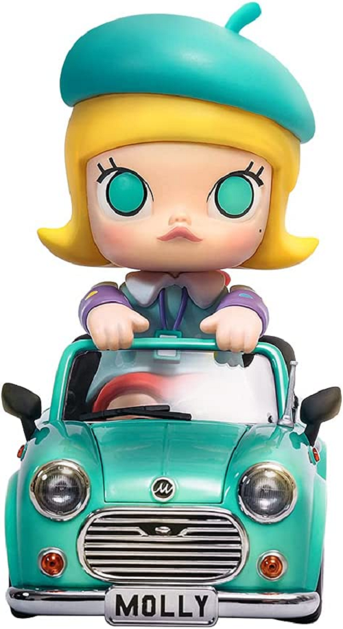 Фигурка Pop Mart Molly Magic Mint Car 15см PM63208 коллекционная фигурка pop mart duckyo friends wage earner