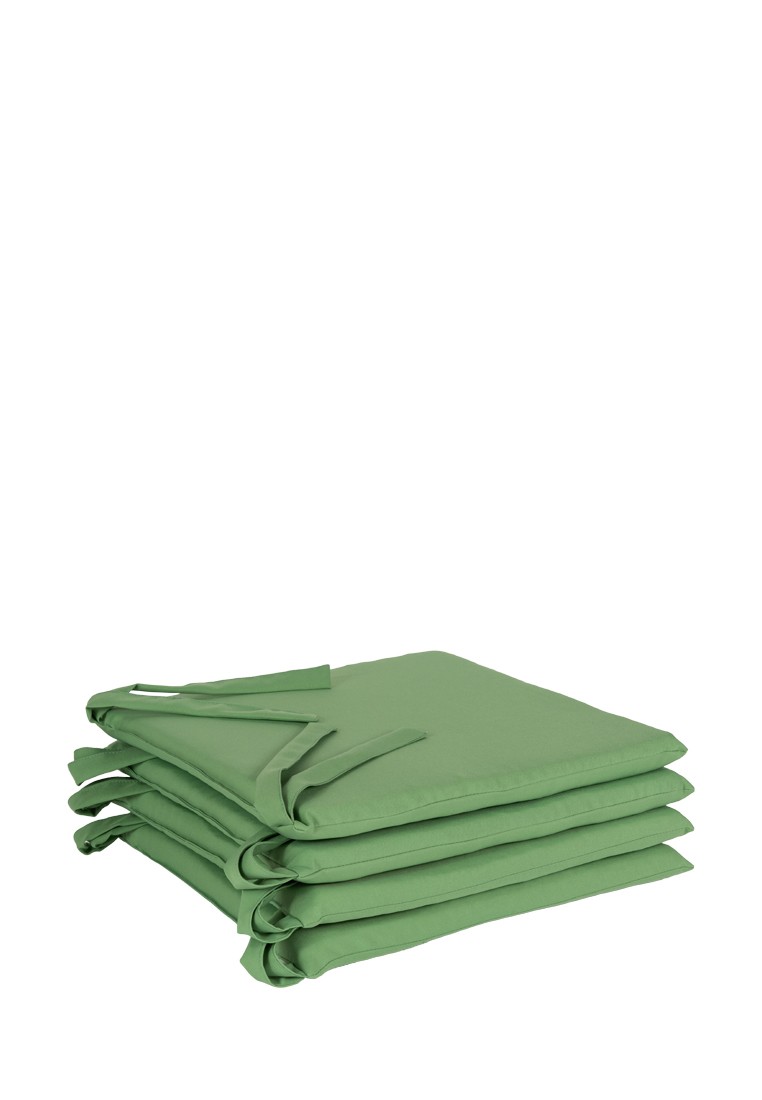 фото Комплект из 4х подушек на стул эго зеленый 40х40