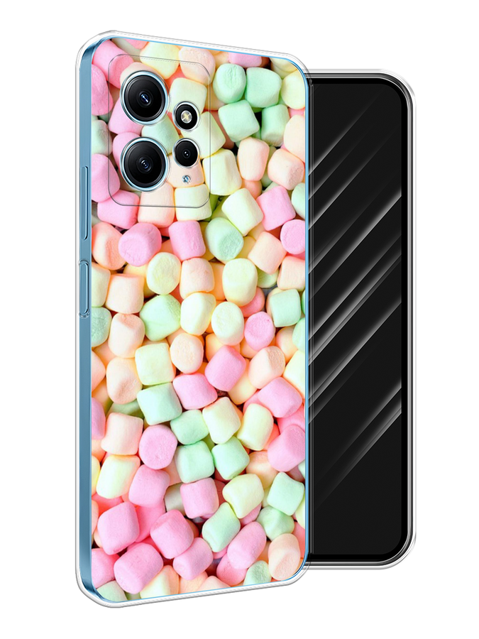 

Чехол Awog на Xiaomi Redmi Note 12 4G "Marshmallows", Зеленый;желтый;розовый, 318350-1