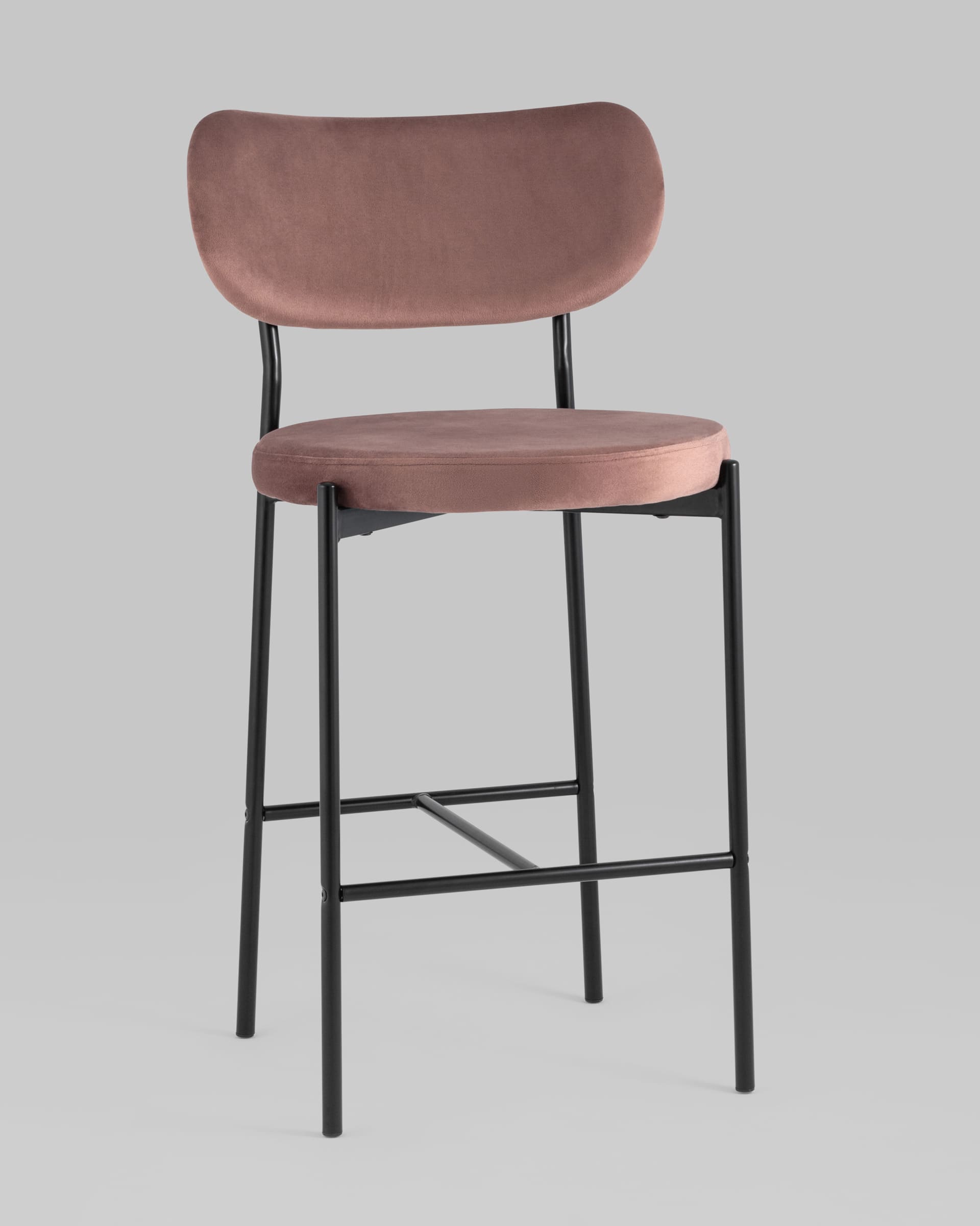 

Полубарный стул Stool Group УТ000028061, пыльно-розовый, Барбара