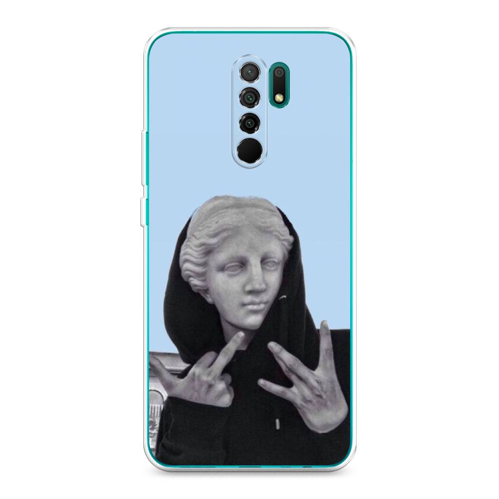 

Чехол Awog на Xiaomi Redmi 9 "SWAG статуя", Разноцветный, 38350-9