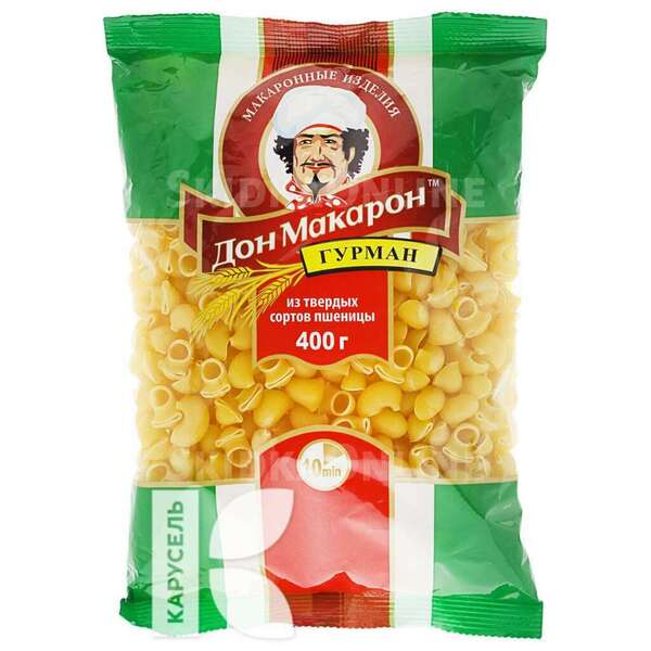 

Макаронные изделия Дон Макарон Гурман Улитки 400 г