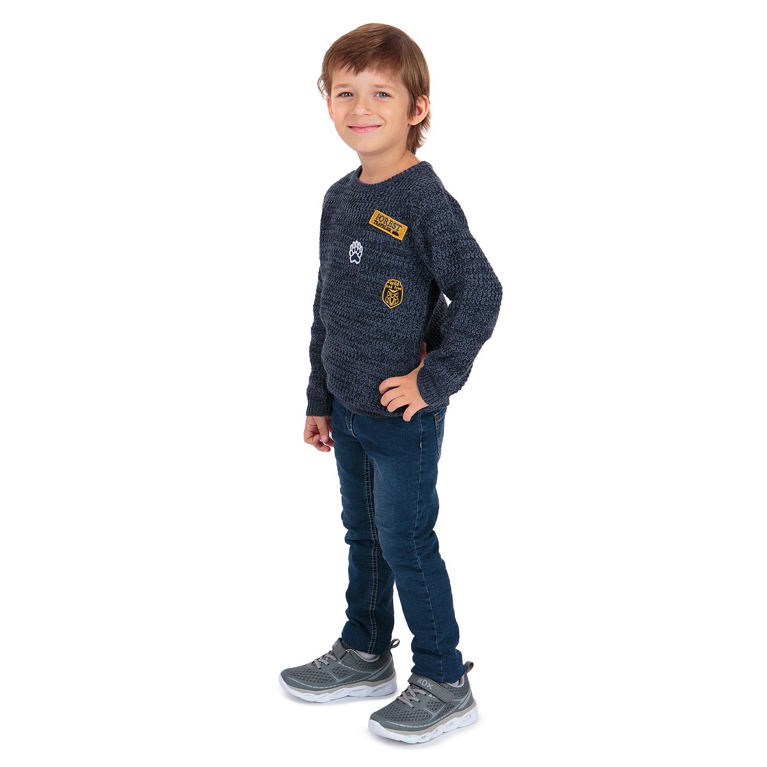 

Джемпер детский Leader Kids P-AW17-73/S синий р.122, P-AW17-73