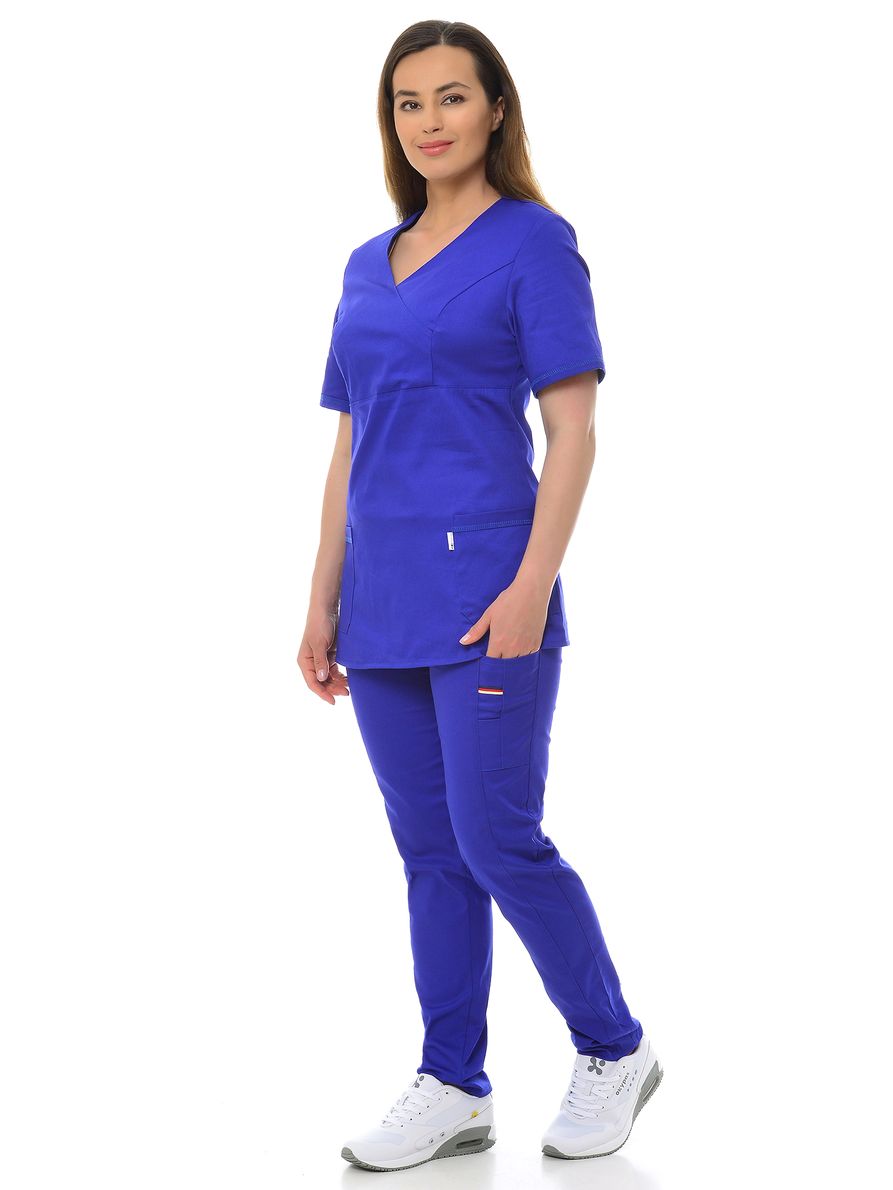 фото Костюм медицинский женский medicalwear лиза 119 синий 42 ru