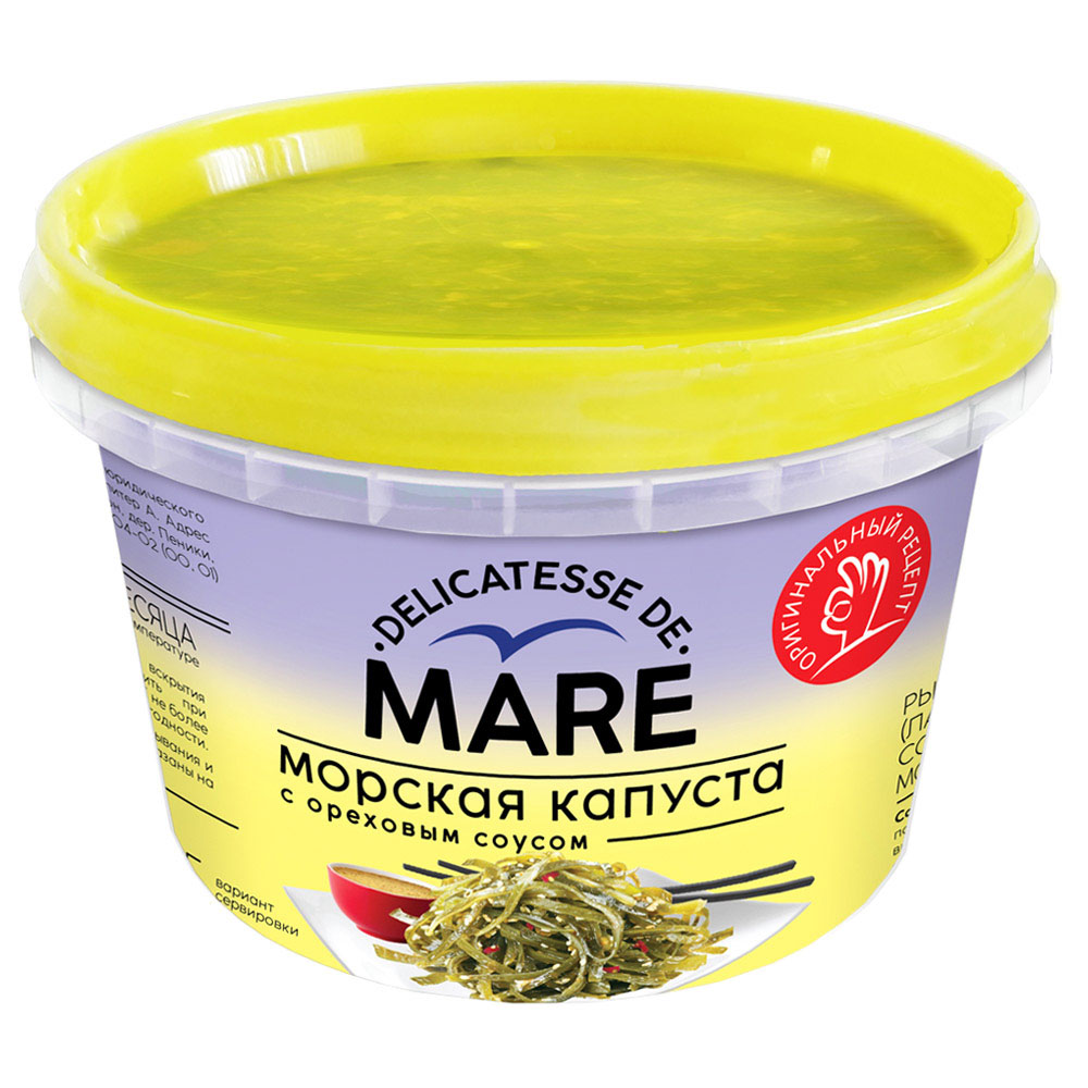 Салат Mare из морской капусты в ореховом соусе 250 г