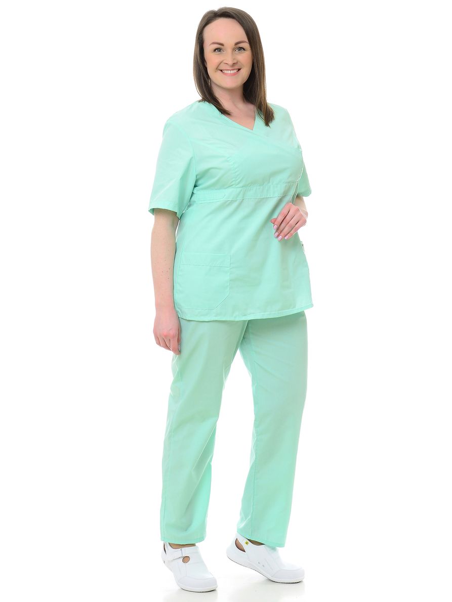 фото Костюм медицинский женский medicalwear лиза 119 зеленый 54 ru