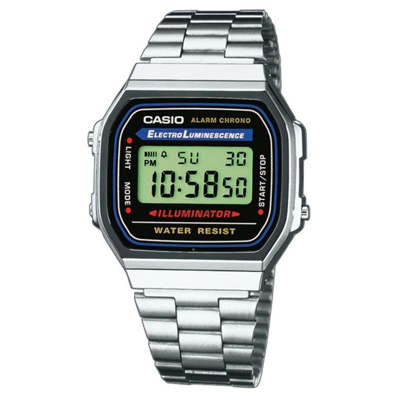

Наручные часы мужские Casio A168WA-1W, A168WA-1W