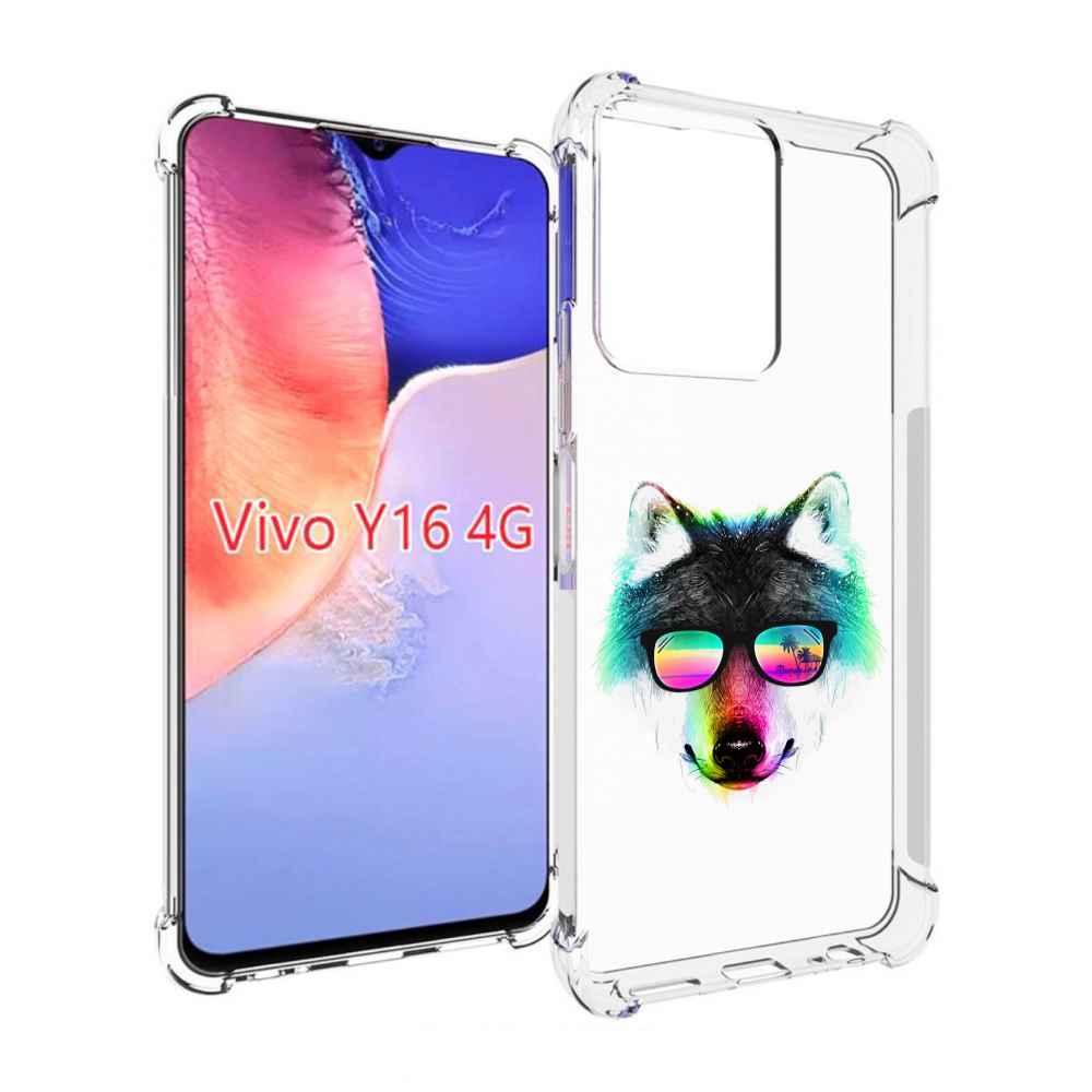 

Чехол MyPads радужный волк для Vivo Y16 4G/ Vivo Y02S, Прозрачный, Tocco