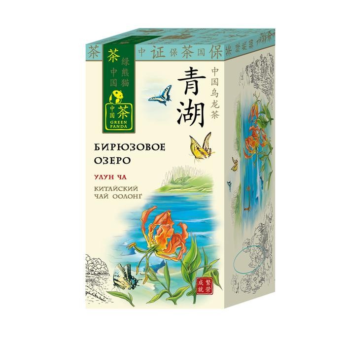 фото Чай оолонг зеленая панда бирюзовое озеро, 5 упаковок по 25 шт*2г