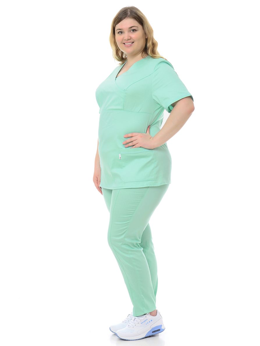 фото Костюм медицинский женский medicalwear лиза 119 зеленый 54 ru