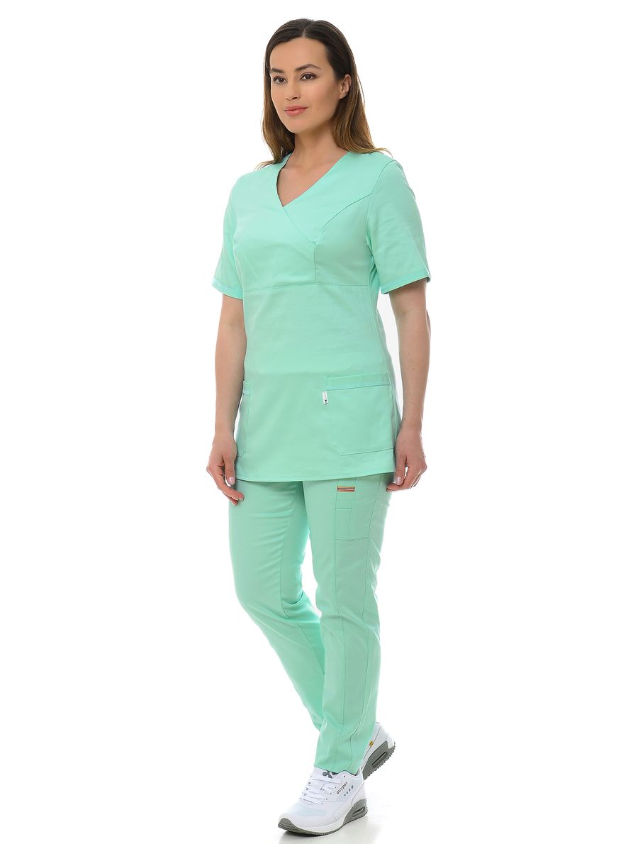 фото Костюм медицинский женский medicalwear лиза 119 зеленый 46 ru