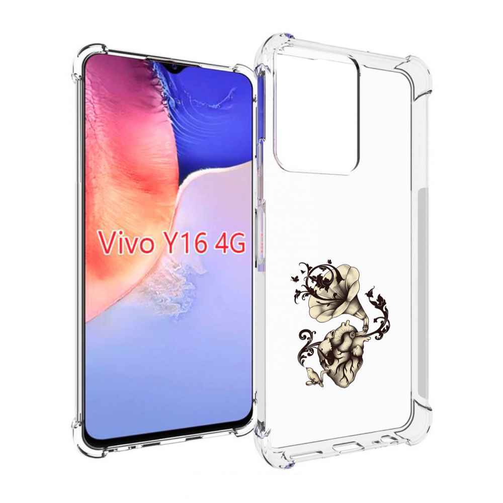 

Чехол MyPads Граммофон для Vivo Y16 4G/ Vivo Y02S, Прозрачный, Tocco