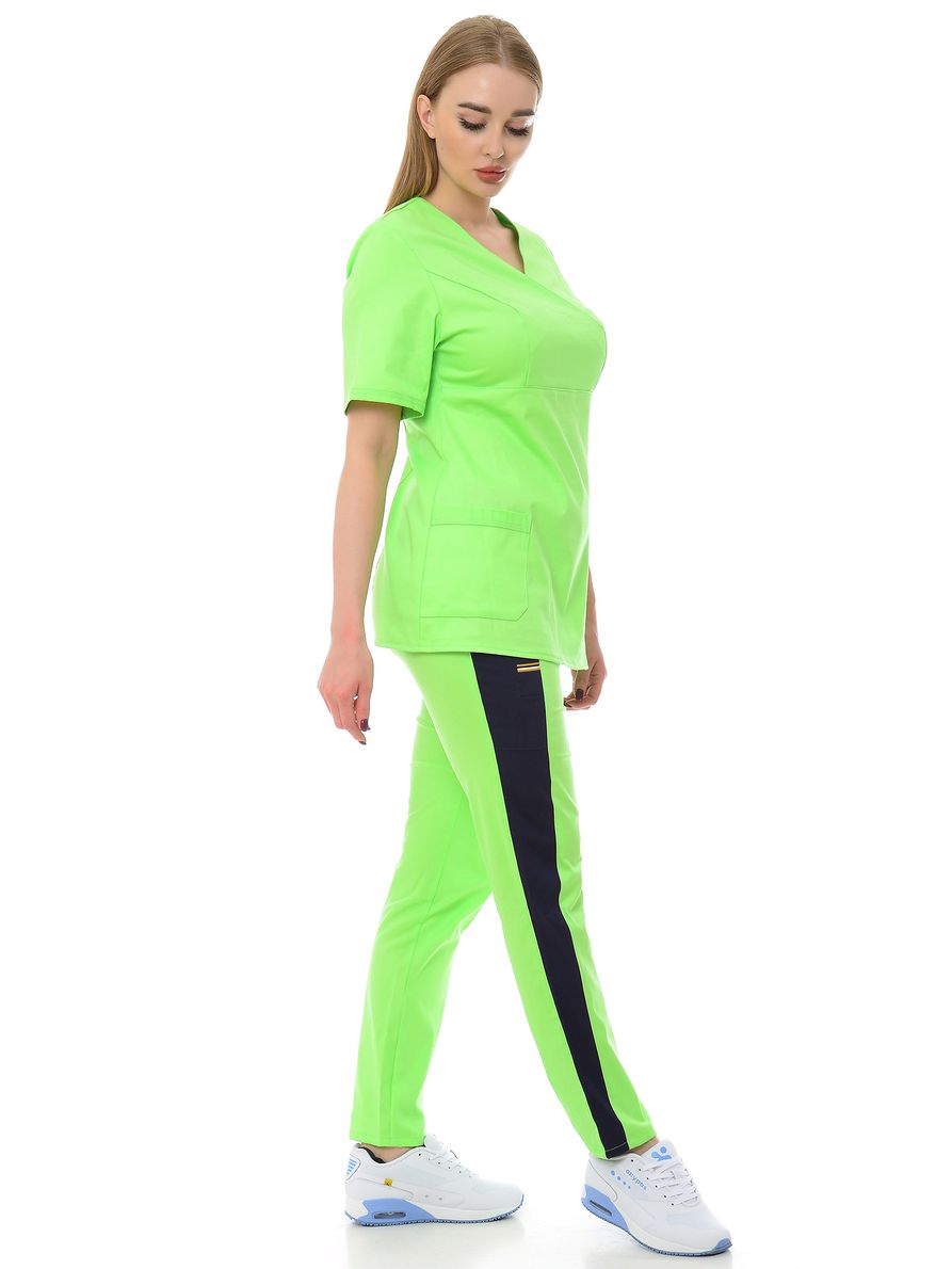 фото Костюм медицинский женский medicalwear лиза 119 зелёный 52 ru